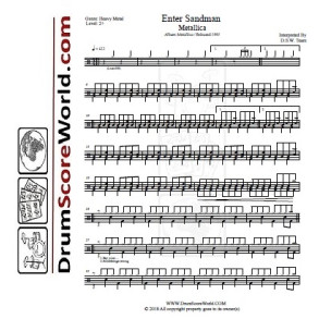 Metallica - Drum Sheet & Play-Along - Bundle Pack (One)